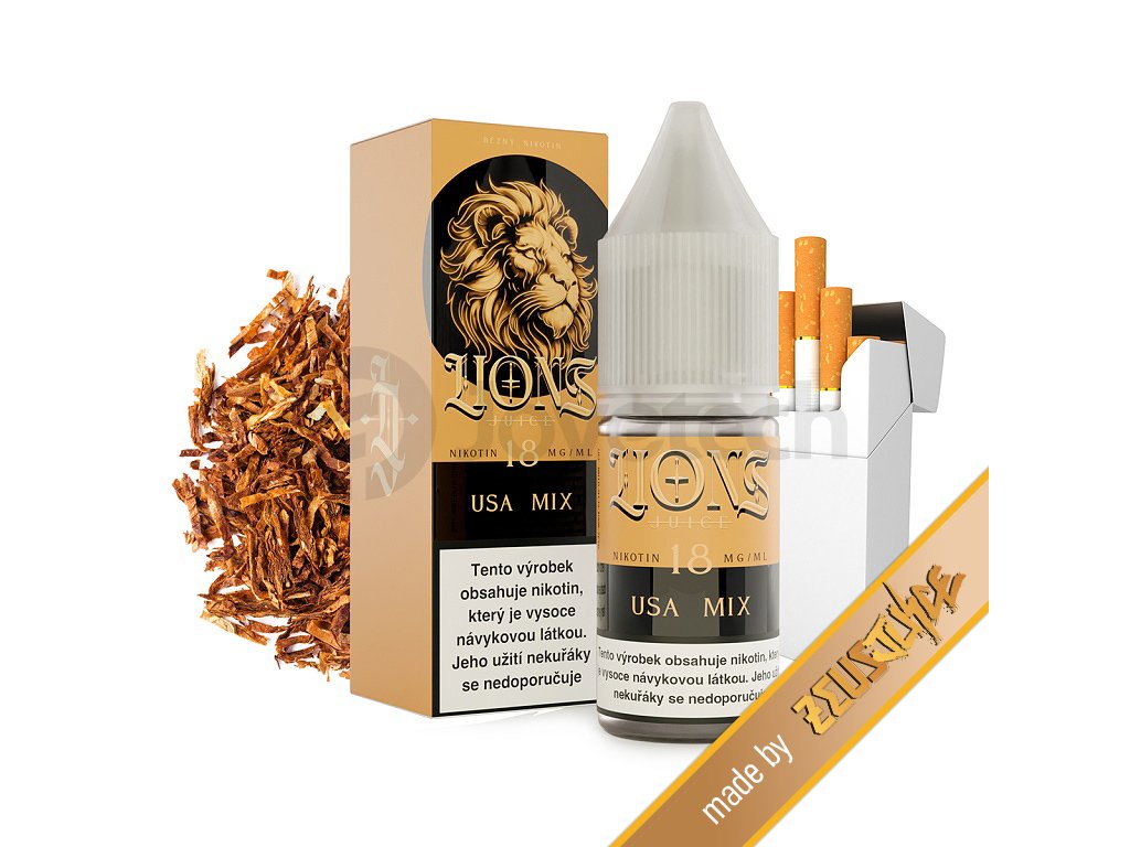 Lions Juice - USA Mix - 6mg, produktový obrázek.