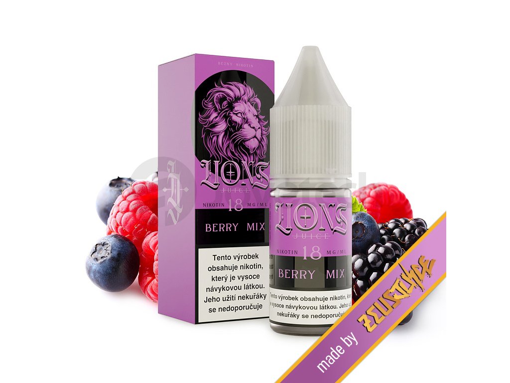 Lions Juice - Berry Mix - 6mg, produktový obrázek.