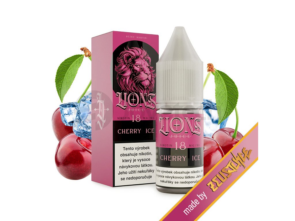 Lions Juice - Cherry ICE - 12mg, produktový obrázek.