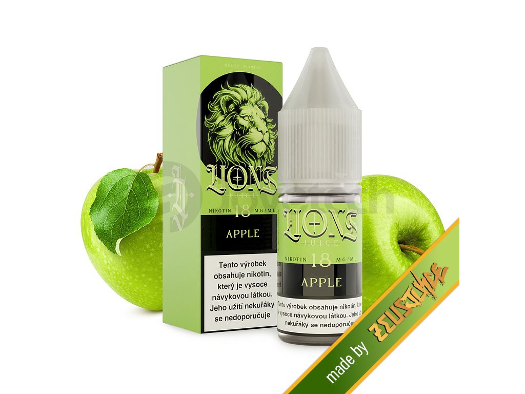 Lions Juice - Apple - 18mg, produktový obrázek.