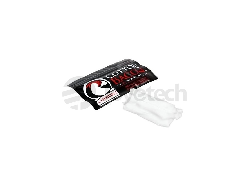 Wick n Vape Cotton Bacon V2 organická bavlna - 10 ks, produktový obrázek.