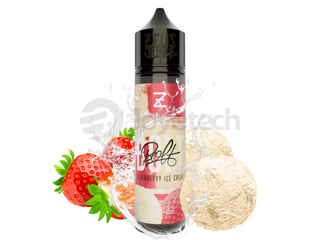 Zeus Juice - BOLT - S&V - Strawberry Ice Cream - 10ml, produktový obrázek.