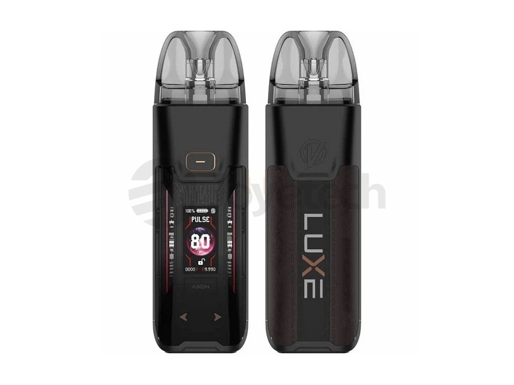 Vaporesso Luxe XR Max 2 - Pod Kit - Dark Black Leather, produktový obrázek.