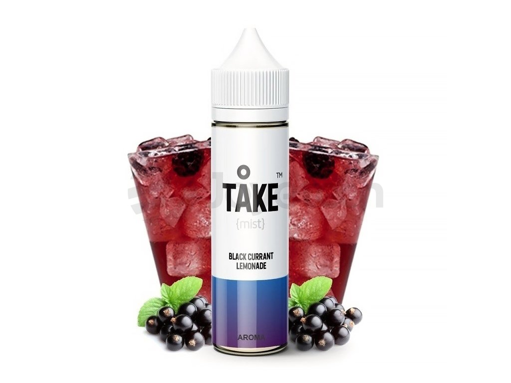 ProVape Take Mist - Shake & Vape - Blackcurrant Lemonade - 10ml, produktový obrázek.
