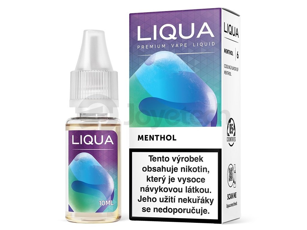 LIQUA Elements - Menthol - 10ml - 0mg, produktový obrázek.