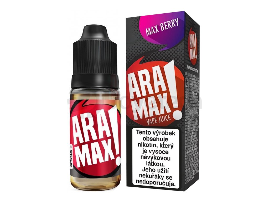 Aramax - Max Berry - 10ml - 3mg, produktový obrázek.