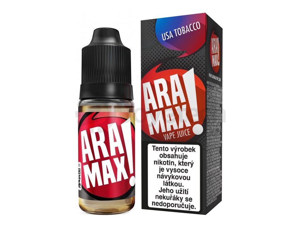 Aramax - USA Tobacco - 10ml - 3mg, produktový obrázek.