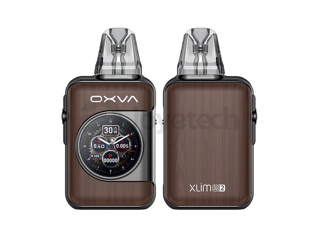 Oxva Xlim SQ Pro 2 - Pod Kit - Brown Wood, produktový obrázek.
