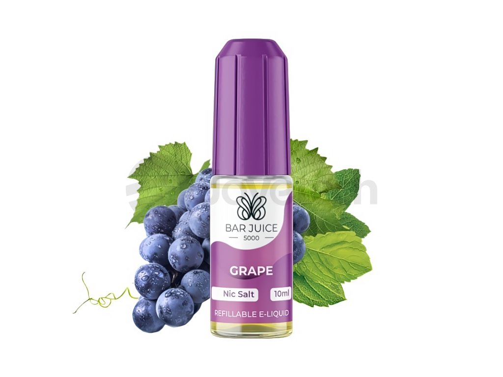bar juice 5000 salt e liquid 10ml grape