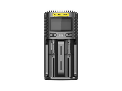 Multifunkční USB nabíječka baterií - Nitecore UMS2 LCD (2 sloty)