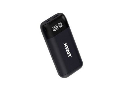 Hybridní nabíječka baterií / powerbanka - XTAR PB2S (Černá)
