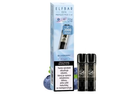 Elf Bar ELFA Pod - přednaplněná Cartridge - Blueberry - 20mg - 2ks