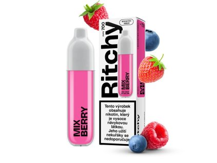 Ritchy Bar 700 Disposable Pod (Mix Berry) intenzita nikotinu 20mg tabáková nálepka Kolek Q