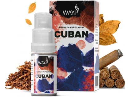 liquid way to vape cuban 10ml 0mg