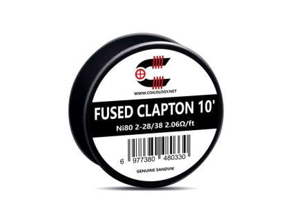 Odporový drát Coilology Sandvik - Fused Clapton Ni80 (3m) typ drátu 2-28/38