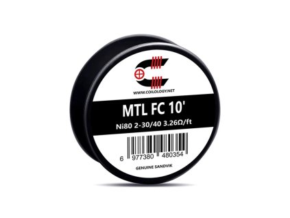 Odporový drát Coilology Sandvik - Fused Clapton Ni80 (3m) typ drátu 2-30/40