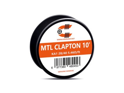 Odporový drát Coilology Sandvik - MTL Clapton Kanthal A1 (3m) typ drátu 28/40