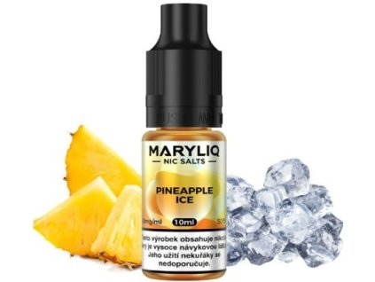 liquid maryliq nic salt pineapple ice 10ml 20mg