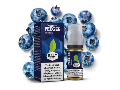 PEEGEE Salt - E-liquid - Blueberry - 20mg, produktový obrázek.