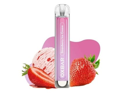 OXBAR C800 - Strawberry ICE Cream - 16mg, produktový obrázek.