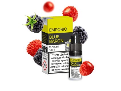 Emporio Salt Blue Baron 10ml intenzita nikotinu 20mg tabáková nálepka Kolek R