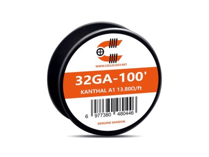 Odporový drát Coilology Sandvik - Kanthal A1 (30m) typ drátu 32GA