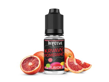 Příchuť Imperia Black Label: Krvavý pomeranč objem 10ml tabáková nálepka Kolek R