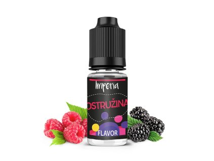 Příchuť Imperia Black Label: Ostružina objem 10ml tabáková nálepka Kolek R