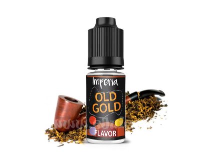Příchuť Imperia Black Label: Old Gold objem 10ml tabáková nálepka Kolek R