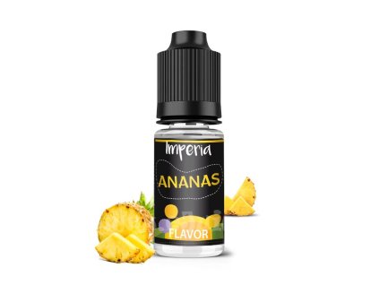 Příchuť Imperia Black Label: Ananas objem 10ml tabáková nálepka Kolek R