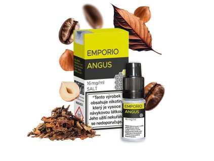Emporio Salt Angus 10ml intenzita nikotinu 12mg tabáková nálepka Kolek R