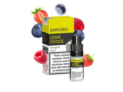 Emporio Salt Lesní ovoce 10ml intenzita nikotinu 12mg tabáková nálepka Kolek R
