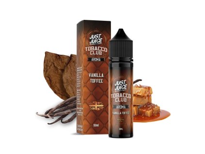Just Juice - Shake & Vape - Tobacco Vanilla Toffee - 10ml, produktový obrázek.