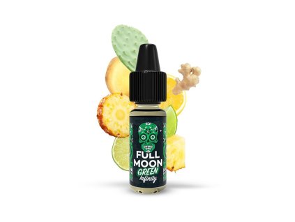 Příchuť Full Moon: Fullmoon Green Infinity (Ledový ananas s limetkou, zázvorem a kaktusem) objem 10ml