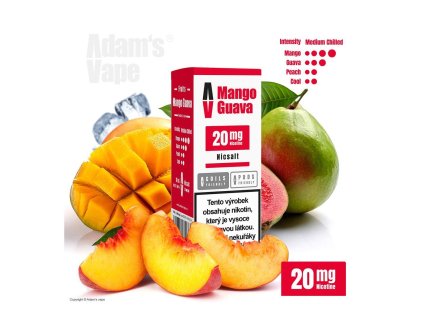 Adam's Vape SALTS Mango Guava (Tropické mango a guava) 10ml intenzita nikotinu 20mg
