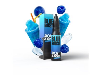 Příchuť Riot Squad S&V: Blue Burst (Modrá ledová tříšť) objem 10ml