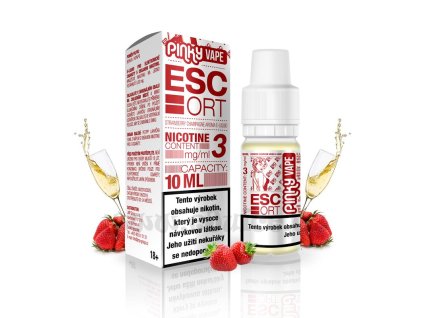 Pinky Vape Escort (Sekt & Jahoda) 10ml 3mg