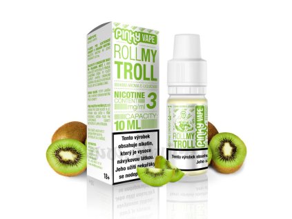 Pinky Vape Roll My Troll (Kiwi mix) 10ml 0mg