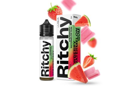 Příchuť Ritchy S&V: Strawberry Watermelon Gum (Jahodovo-melounová žvýkačka) objem 12ml
