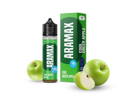 Příchuť Aramax S&V: Cool Green Apple (Chladivé zelené jablko) objem 12ml