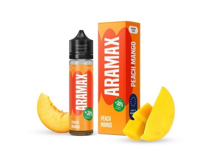 Příchuť Aramax S&V: Peach Mango (Mango s broskví) objem 12ml