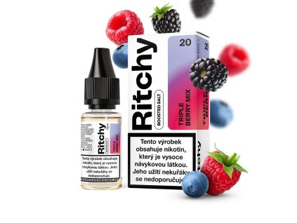 Ritchy Salt Triple Berry Mix (Bobulovitý mix) 10ml 10mg