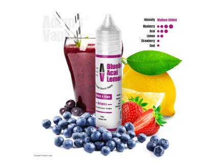 Příchuť Adam's Vape S&V: Blueberry Acai Lemonade (Vychlazená borůvková limonáda) objem 10ml