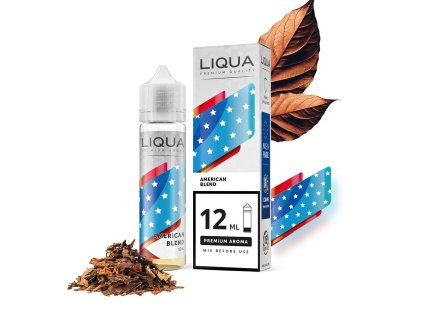 Příchuť LIQUA Mix&Go: American Blend (Americká tabáková směs) objem 12ml
