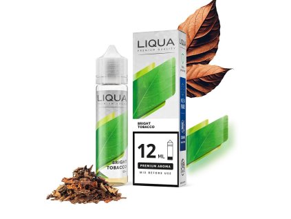 Příchuť LIQUA Mix&Go: Bright Tobacco (Virginská tabáková směs) objem 12ml
