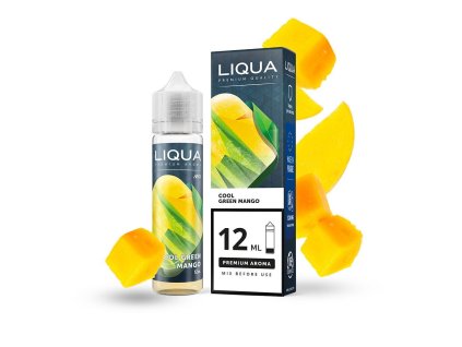 Příchuť LIQUA Mix&Go: Cool Green Mango (Ledové mango) objem 12ml