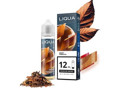 Příchuť LIQUA Mix&Go: Sweet Tobacco (Tabák s karamelem a vanilkou) objem 12ml