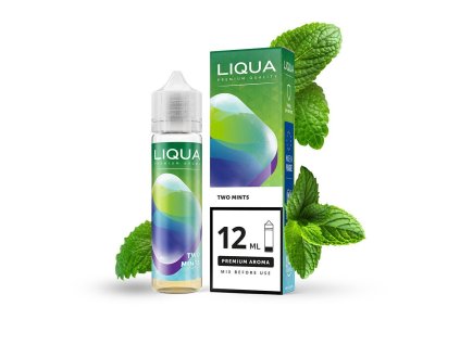 Příchuť LIQUA Mix&Go: Two Mints (Máta & mentol) objem 12ml