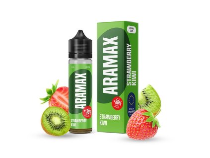 Příchuť Aramax S&V: Strawberry Kiwi (Jahoda a kiwi) objem 12ml