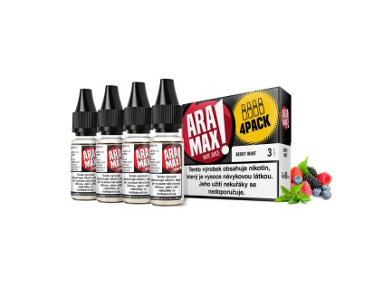 Aramax Berry Mint (Bobulovitý mix s mátou) 4x10ml 18mg